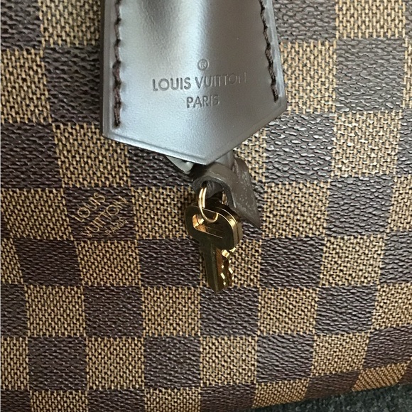 Louis Vuitton Verona Damier Ebene Satchel - Picture 4 of 9